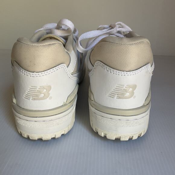 New Balance 550 White Beige Leather Sneakers Women’s Size 8 (EU 39) - Picture 6 of 9